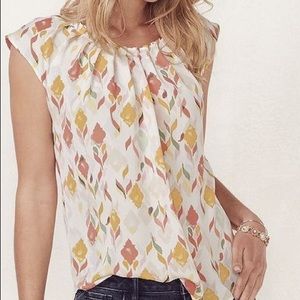 ✨2xHP✨Lauren Conrad Pleated Blouse